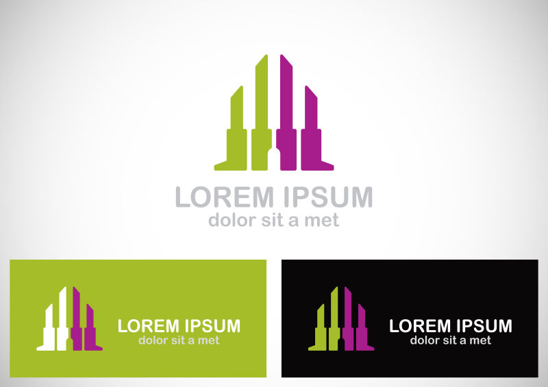 商务企业logo矢量设计图