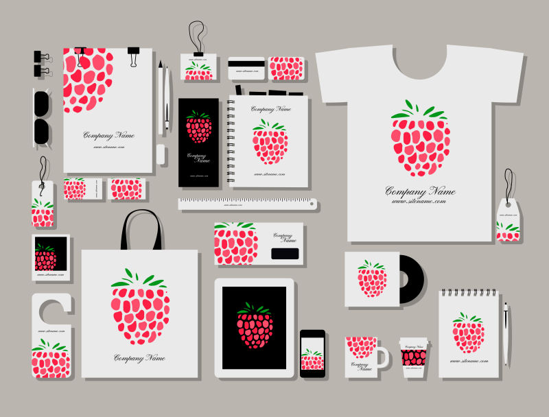 企业文化设计矢量图