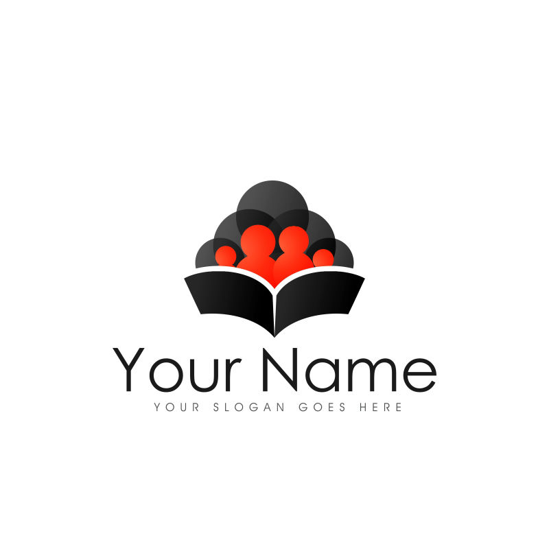 矢量彩色创意公司标志设计