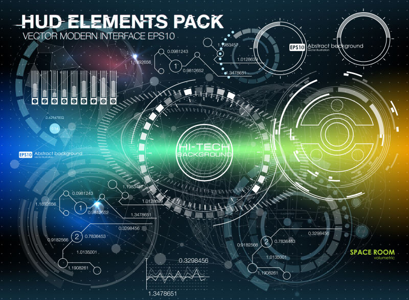 矢量的未来科技界面设计