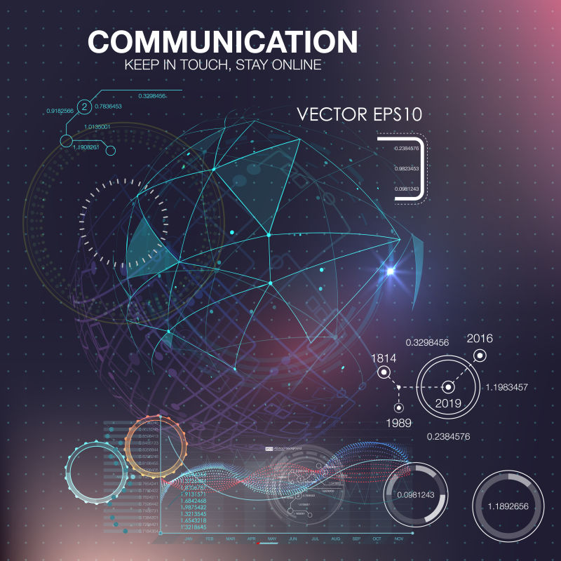 矢量的未来科技界面