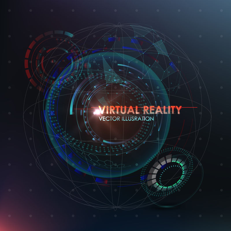 未来科技界面矢量设计