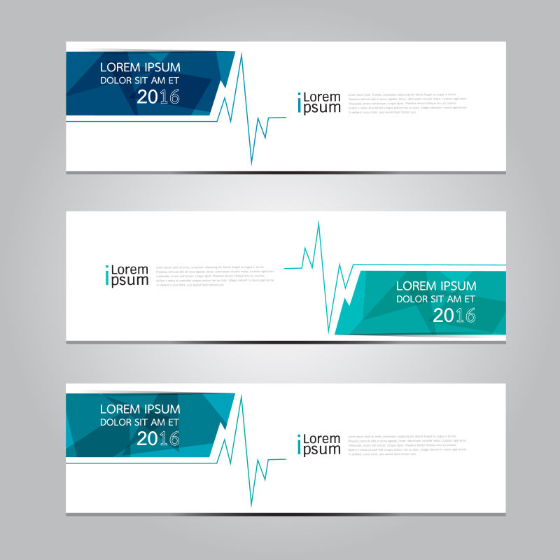 矢量设计横幅背景