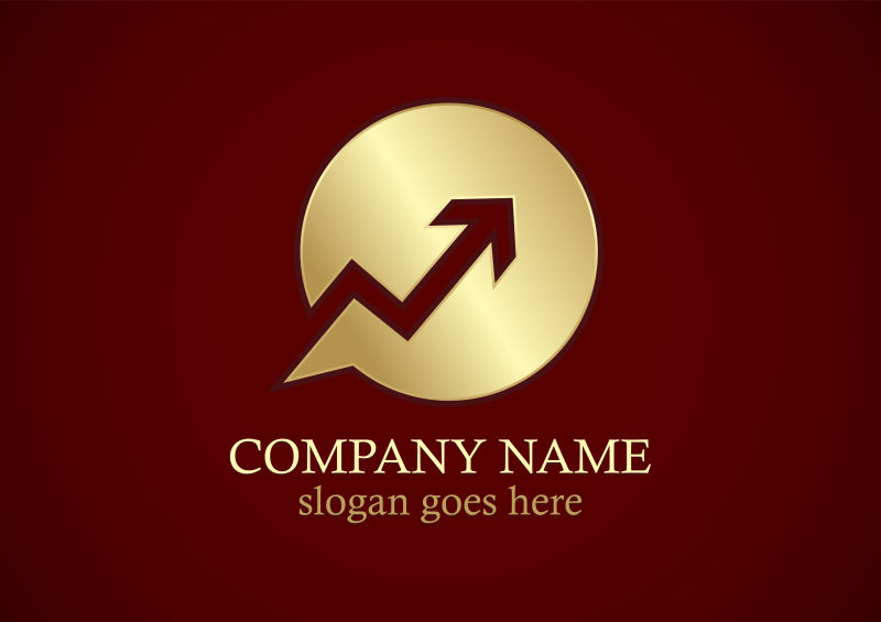矢量圆箭头商业标识