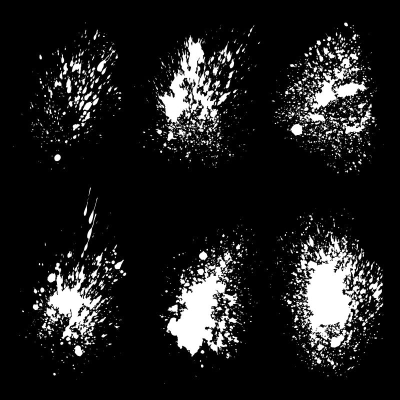 创意矢量白色笔触背景