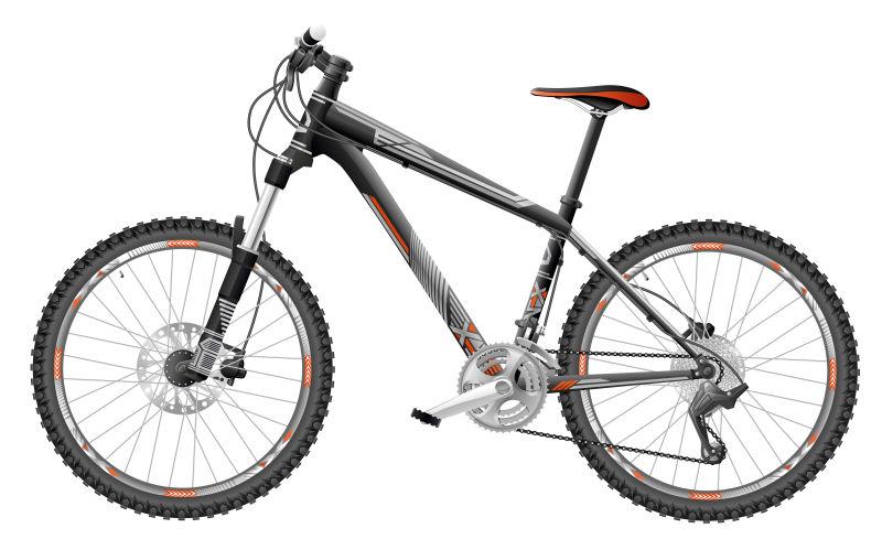 矢量设计山地车