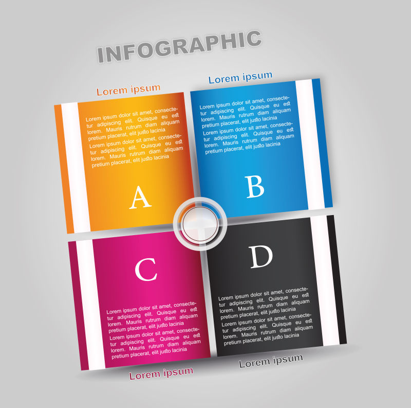 信息图表书矢量