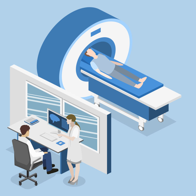 矢量磁共振手术室内部结构插图