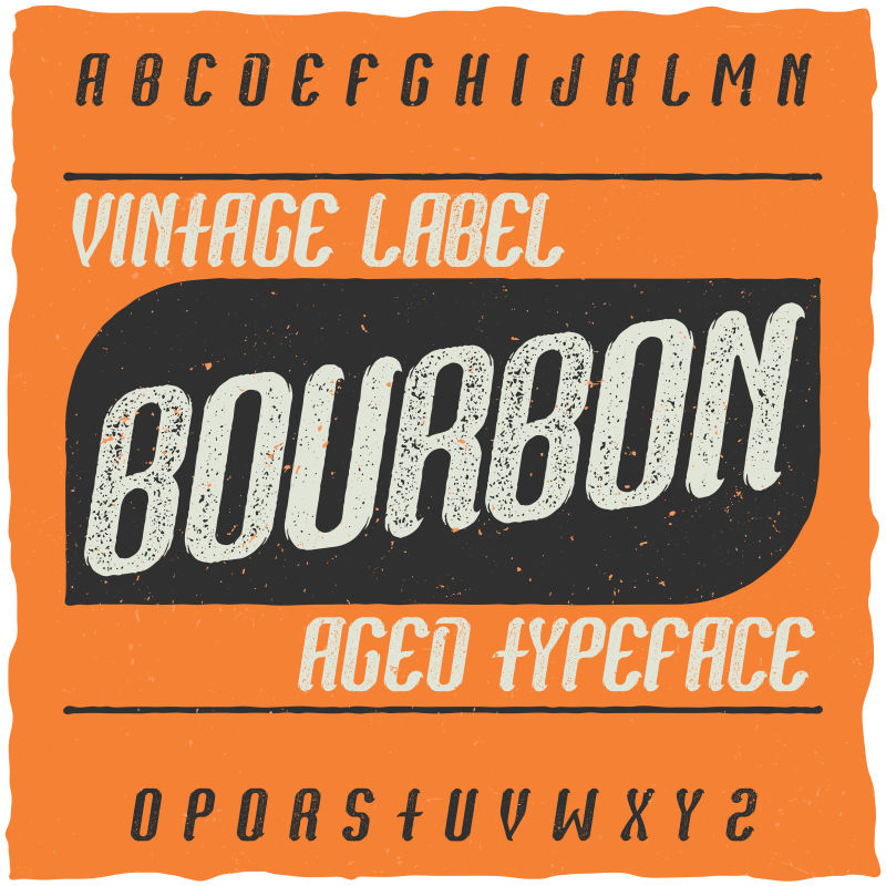 矢量旧式标签设计