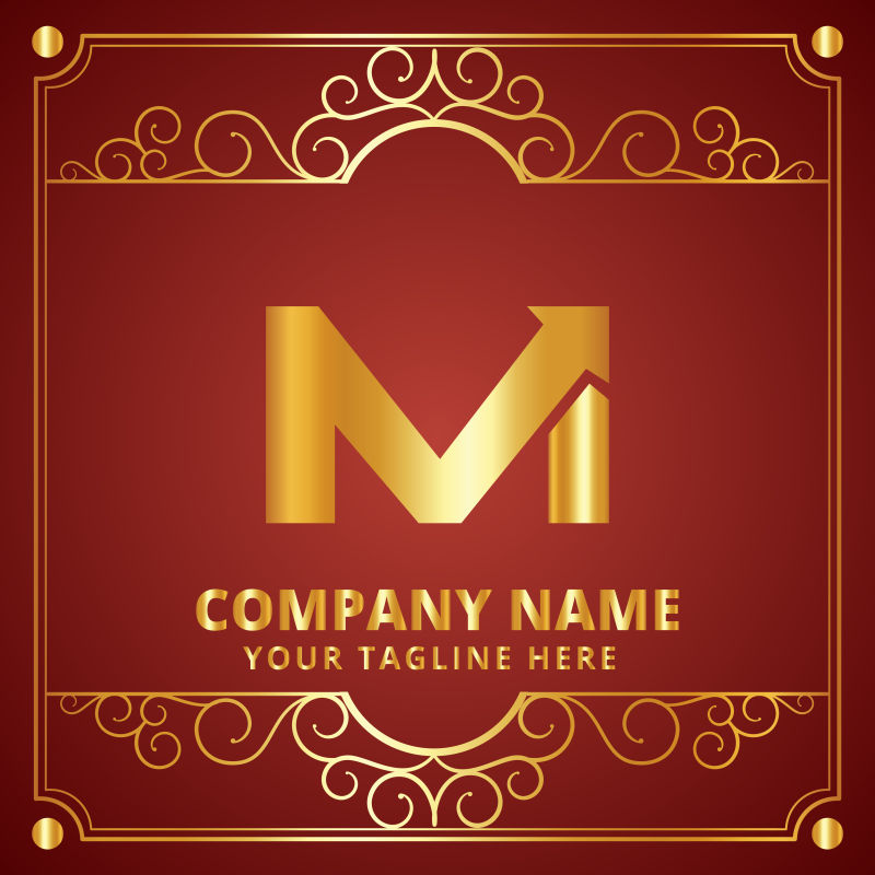 矢量公司logoM设计