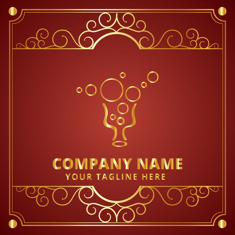 矢量气泡科技logo标志