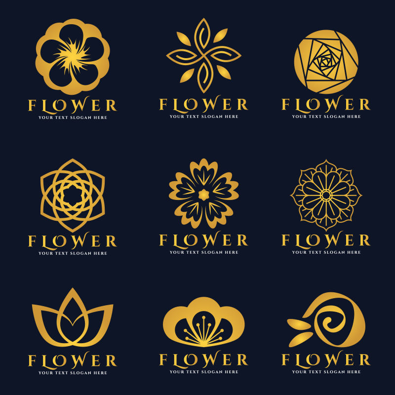 各种创意公司标志设计矢量图