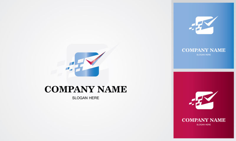 矢量数据检查logo设计图