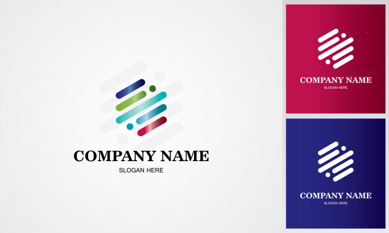 矢量创意企业商标设计图