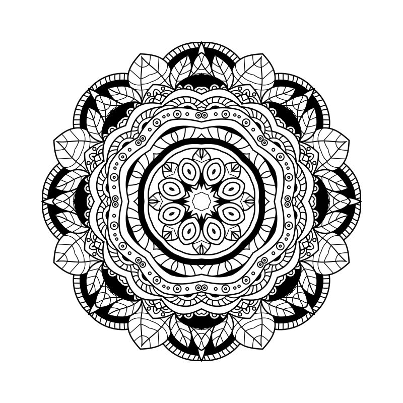 矢量创意花卉图案背景