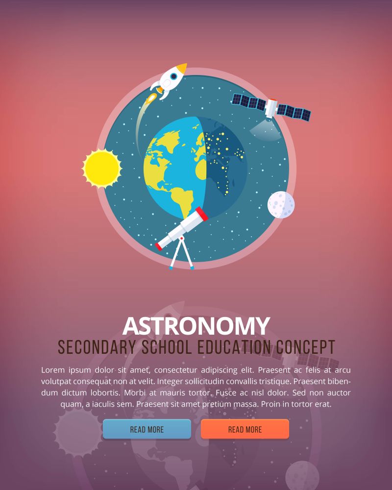 地球科学与行星结构天体现象的天文学知识矢量