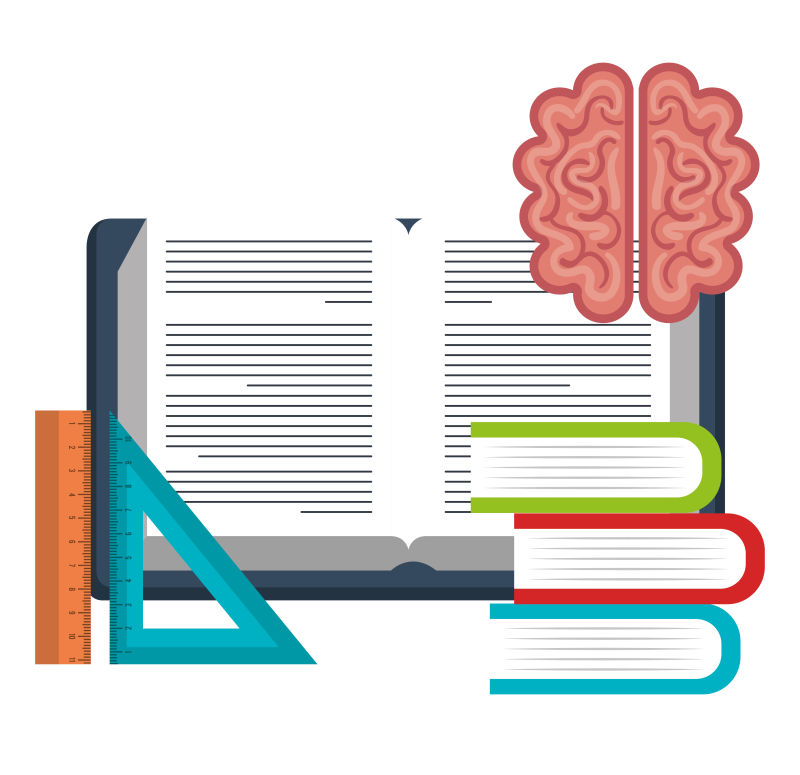 教育学习主题矢量