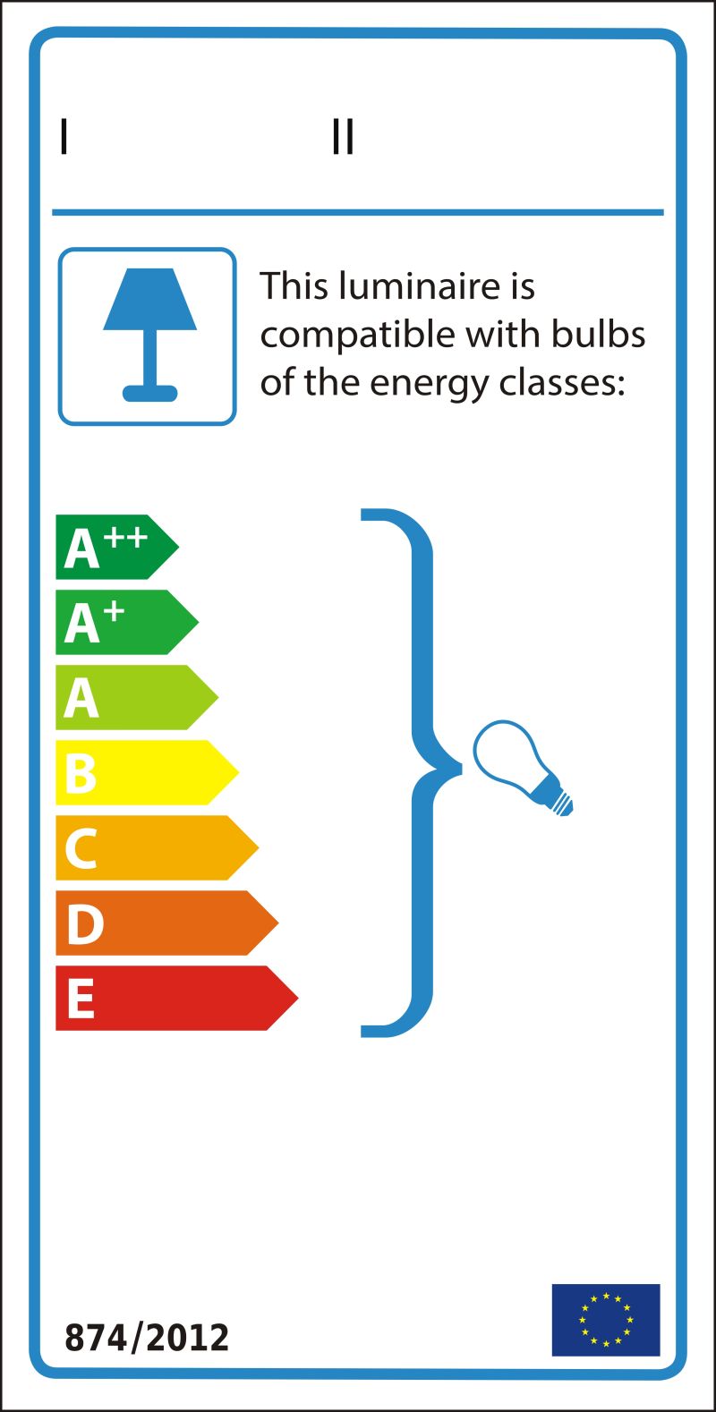 无灯照明灯具矢量标签
