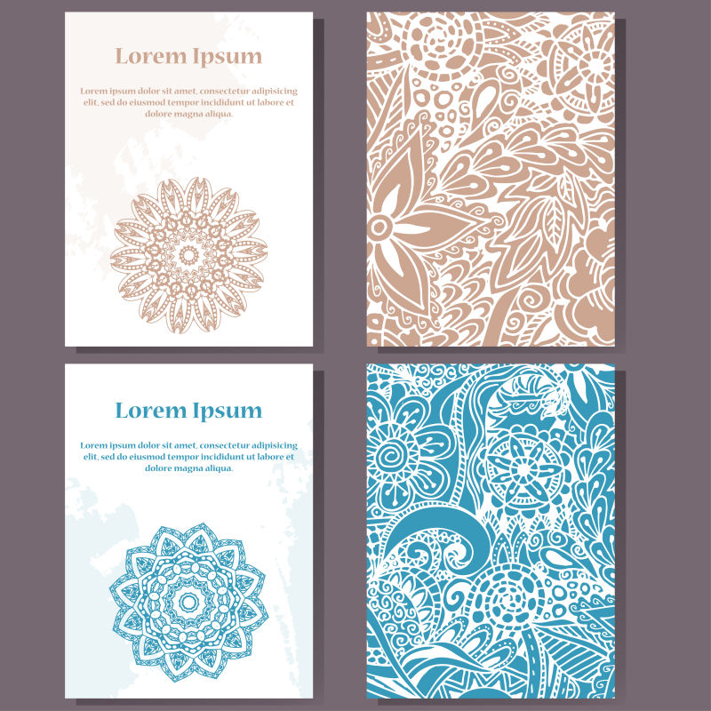 矢量卡片设计套装