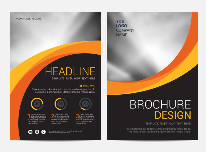 小册子目录手册文件夹矢量