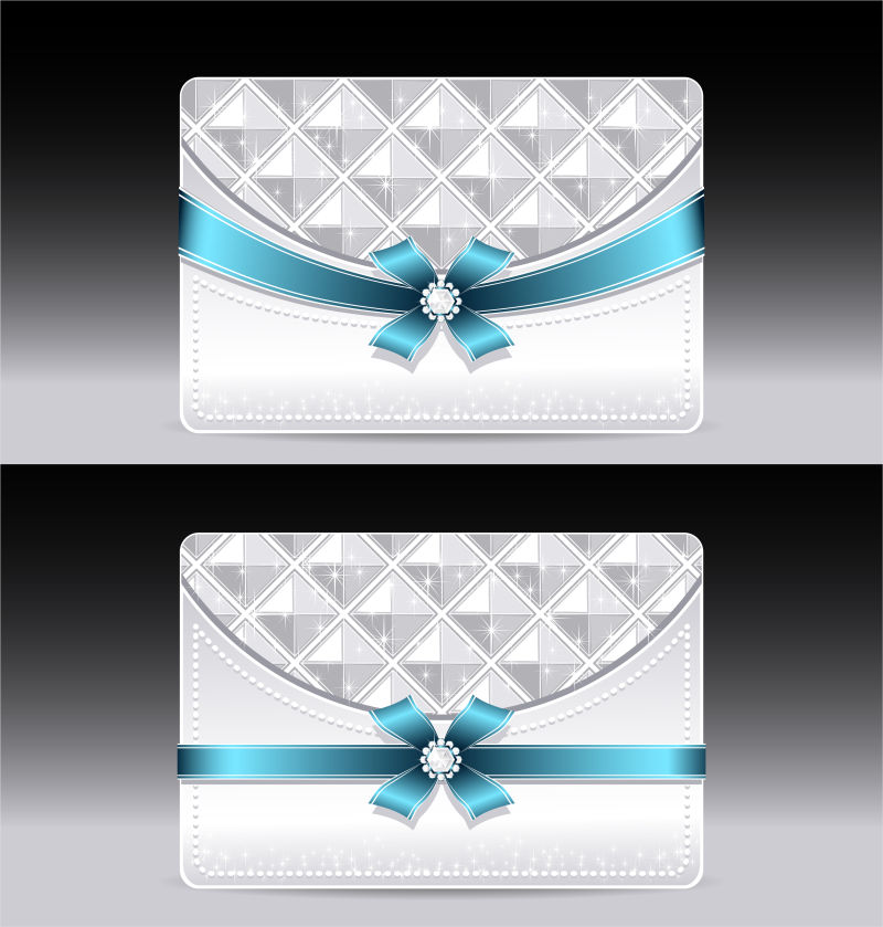 矢量几何风格的装饰圣诞节贺卡设计