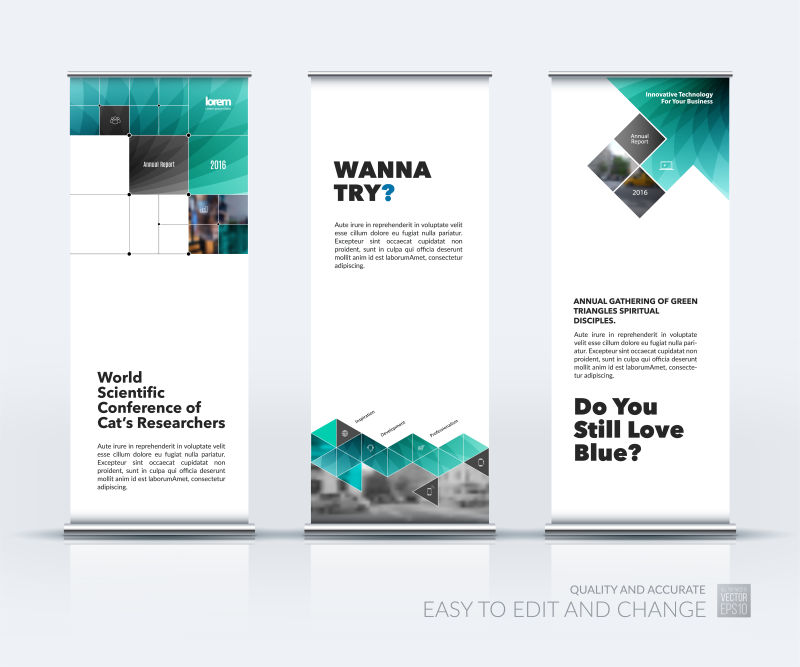 现代商业条幅矢量设计