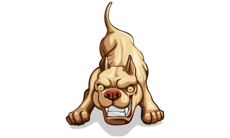 矢量发出警告的美国琵琶梗插图