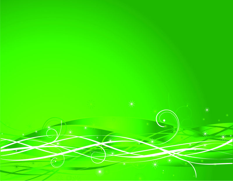 创意矢量绿色植物元素设计背景