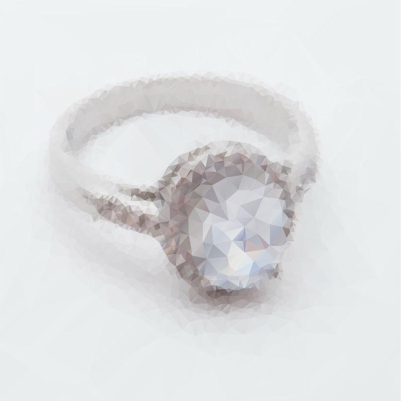 美丽戒指的矢量