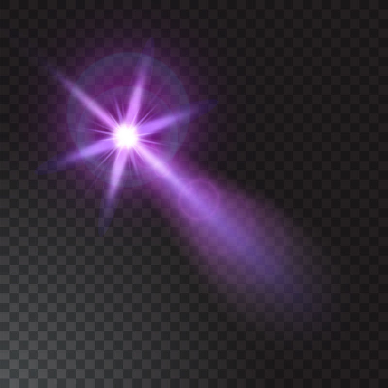 耀眼的粉色光束矢量设计