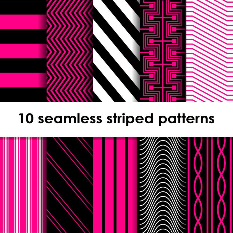 矢量的创意条纹背景