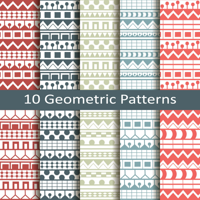 矢量的彩色创意图案