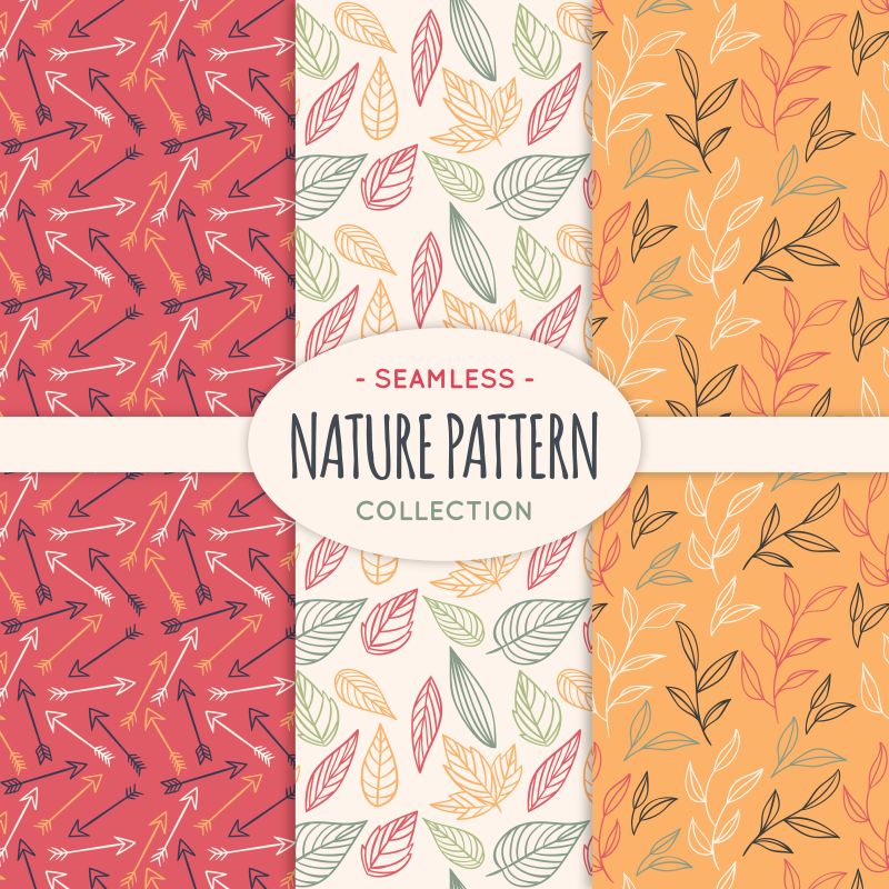 矢量的手绘风格背景设计