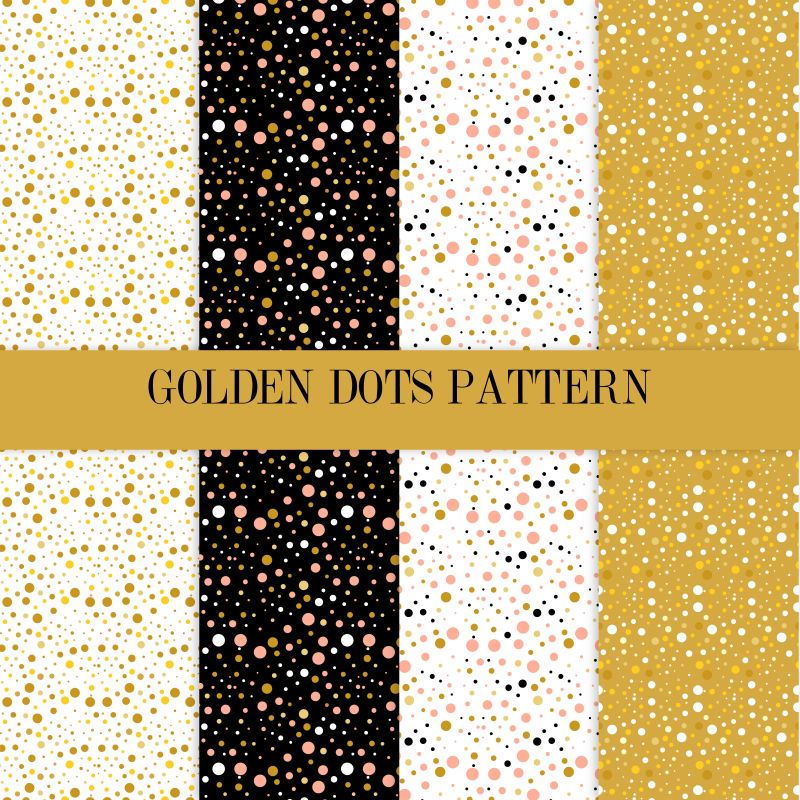 矢量彩色圆点图案背景