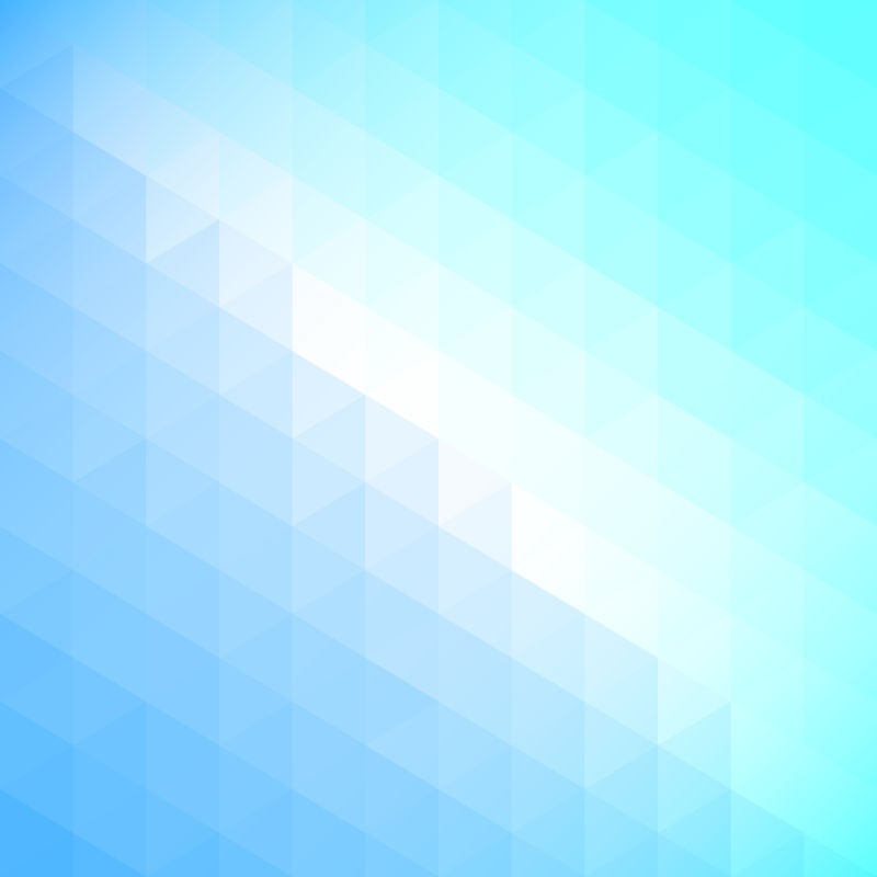 矢量蓝绿色三角形几何图案背景