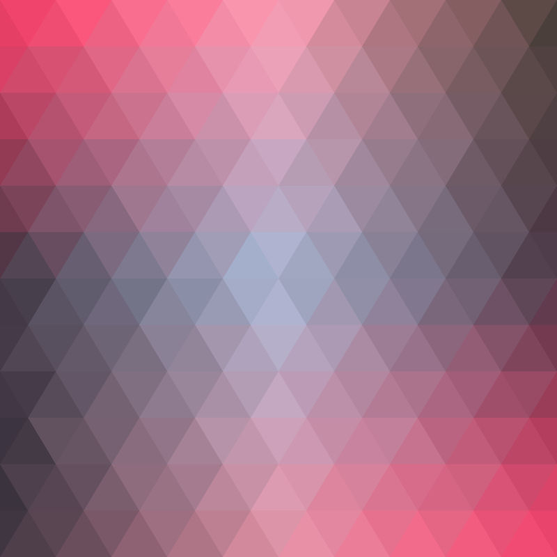 矢量黑红渐变色三角形几何图案背景