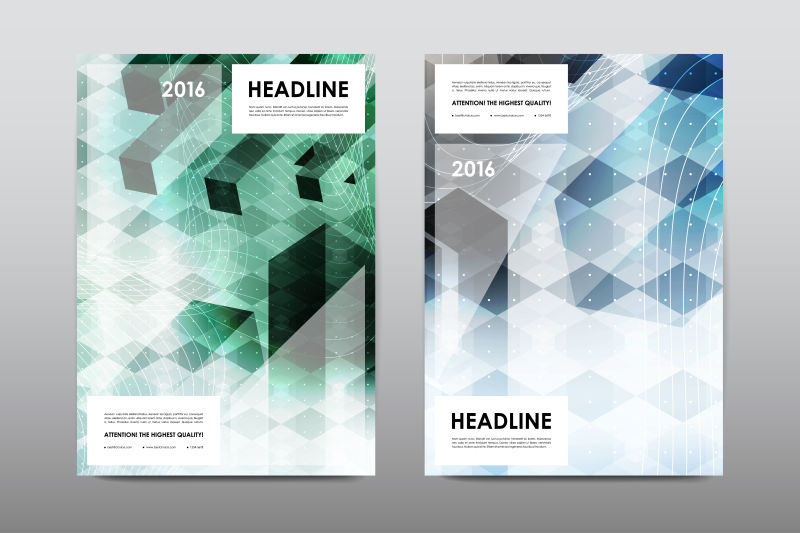 设计页面模型手册主题的风格宣传抽象矢量布局背景集