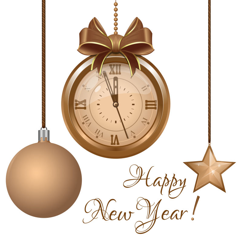 矢量圣诞节贺卡装饰设计