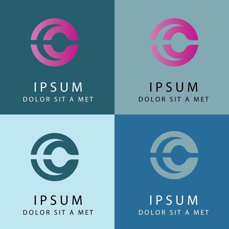 抽象的颜色循环标志矢量