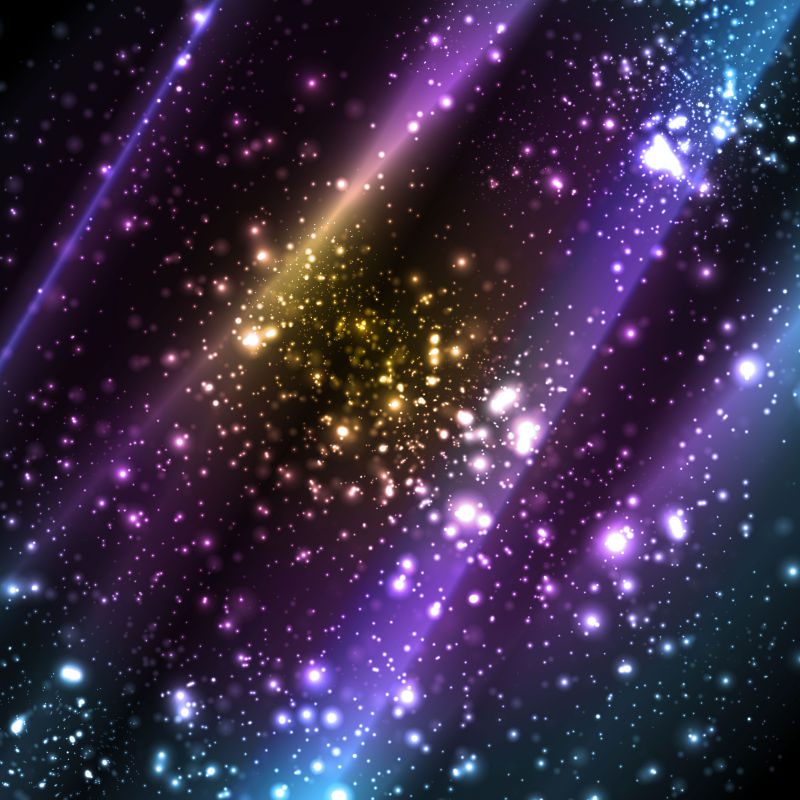 矢量彩色宇宙空间
