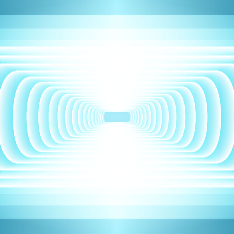 矢量天蓝色美丽神奇的光线