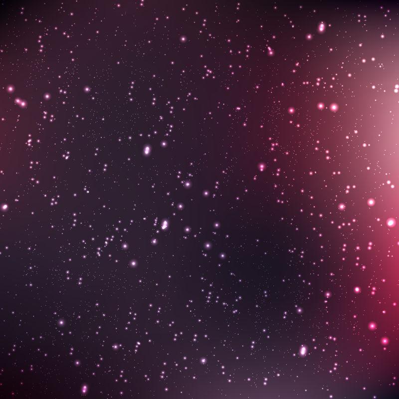 矢量星云和银河的宇宙