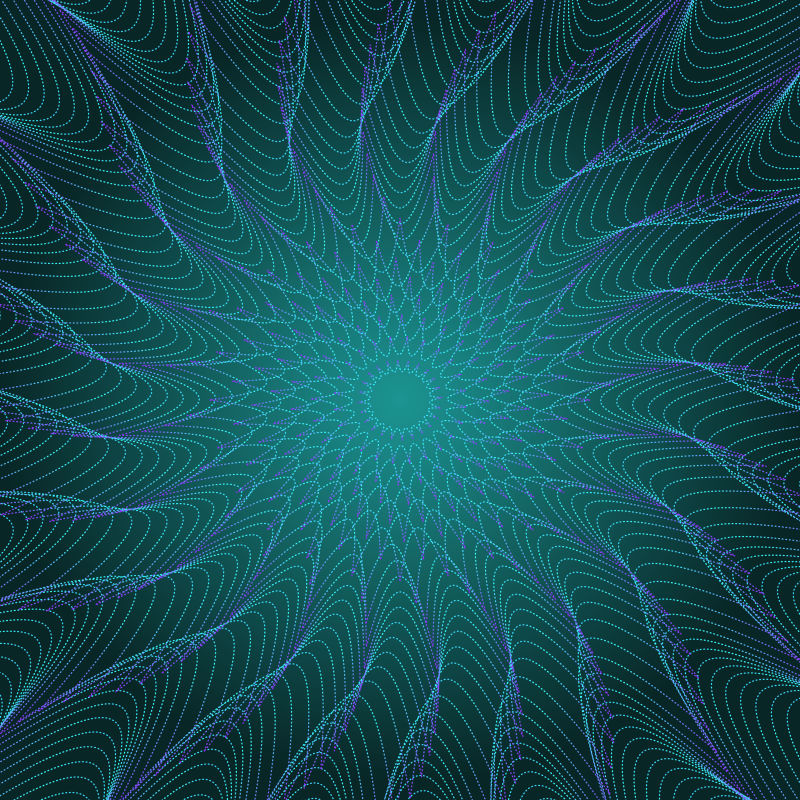 矢量绿色涡旋线纹理背景