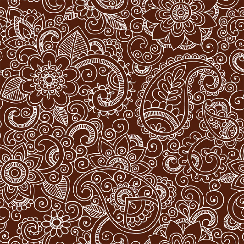 矢量抽象花卉无缝现代背景