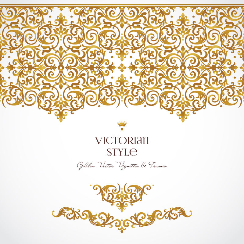 东方风格的矢量小册子装饰纹理设计