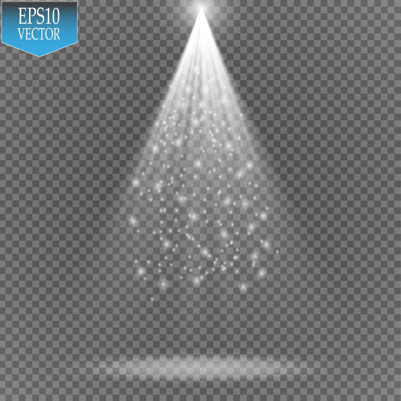 创意矢量舞台灯光设计