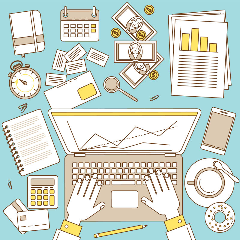 矢量的企业策划概念插图