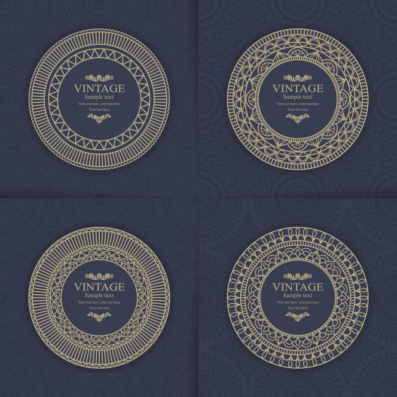 婚礼邀请卡语的矢量