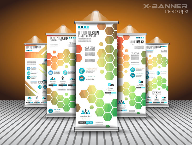 矢量的创意商业条幅