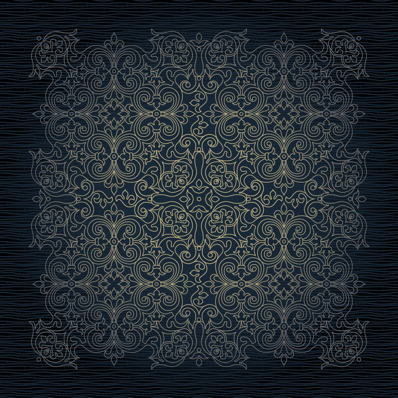 创意矢量现代花纹装饰设计背景